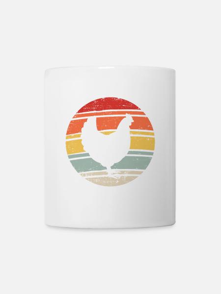 Huhn - Tasse - Weiß