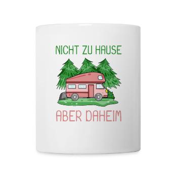 Camping Camper Wohnmobil - Tasse - Weiß - Vorne