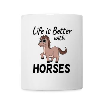 Proverbes de chevaux - Mug blanc - blanc - Devant