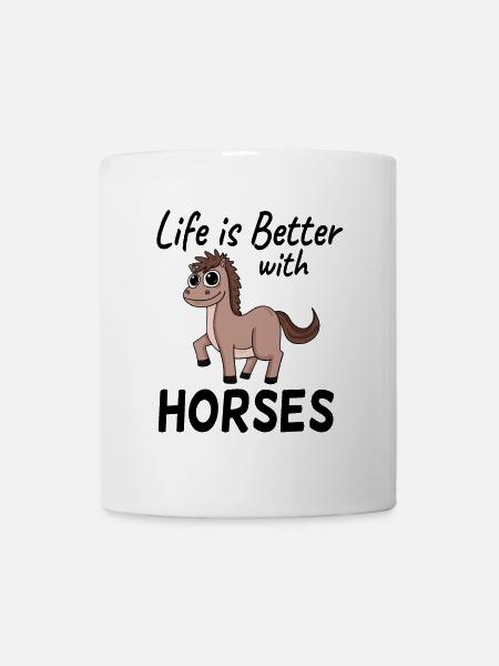 Proverbes de chevaux - Mug blanc - blanc