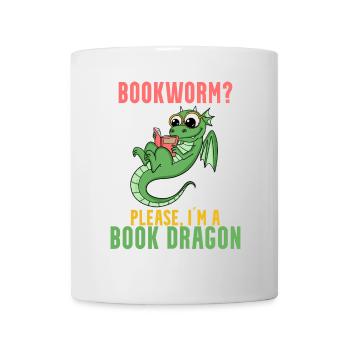 Livre Dragon Cadeau - Mug blanc - blanc - Devant