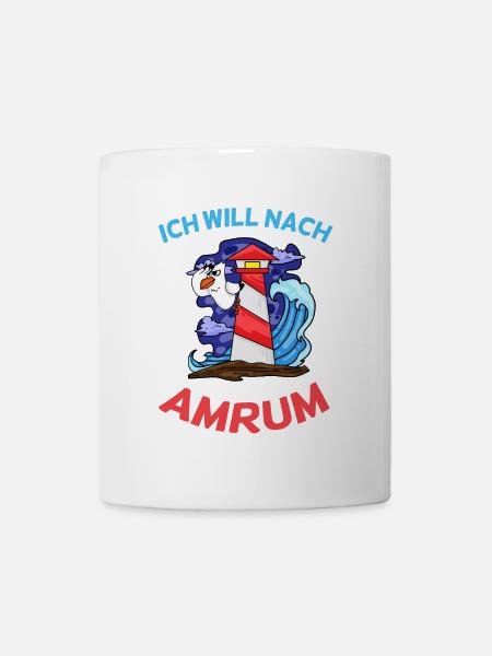 Amrum Nordsee - Tasse - Weiß