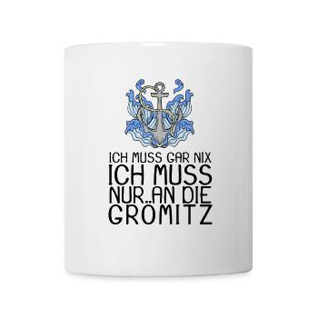 Grömitz - Tasse - Weiß - Vorne