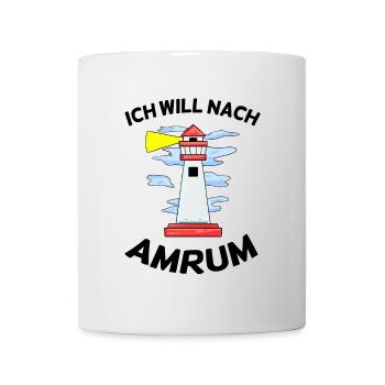 Amrum Nordsee Geschenk - Tasse - Weiß - Vorne