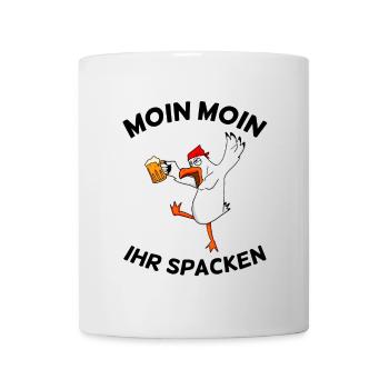 Betrunkene Möwe - Tasse - Weiß - Vorne