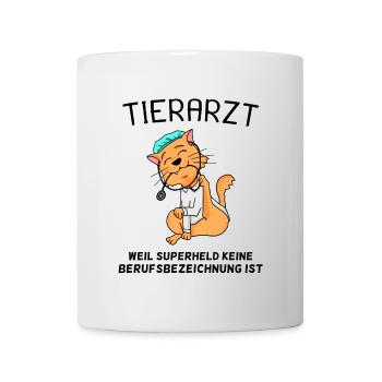 Tier Tierarzt Tiermedizin Geschenk - Tasse - Weiß - Vorne