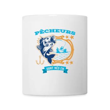 Anniversaire Pour Meilleur Pêcheur né en Mars - Mug blanc - blanc - Devant