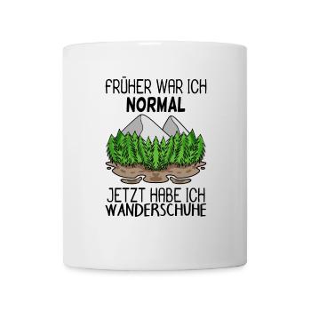 Berg Berge Wandern - Tasse - Weiß - Vorne