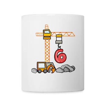 Pelle t-shirt 6 ans 6 ans garçon 6 ans - Mug blanc - blanc - Devant