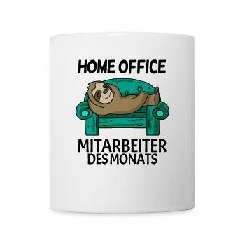 Home Office Mitarbeiter des Monats Geschenk - Tasse - Weiß - Vorne