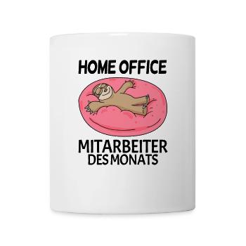 Mitarbeiter des Monats - Tasse - Weiß - Vorne