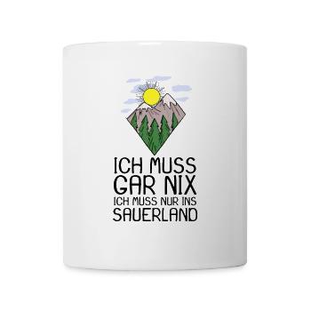 Sauerland - Tasse - Weiß - Vorne