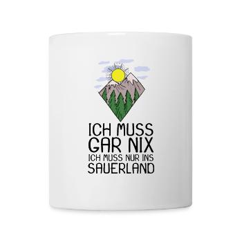 Sauerland - Tasse - Weiß - Vorne