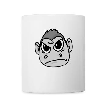 Gorille en colère - Mug blanc - blanc - Devant