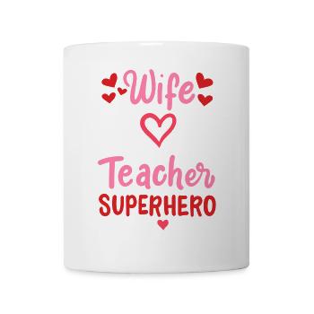 Muttertag Ehefrau Mama Lehrerin - Tasse - Weiß - Vorne