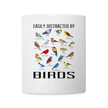 Bird Watching Orinthologist Birdwatching Gift - Mug - white - Front
