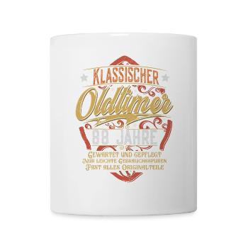 88. Geburtstag Oldtimer - Tasse - Weiß - Vorne