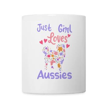 Australian Shepherd - Tasse - Weiß - Vorne