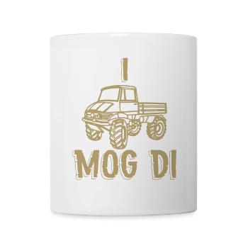 Unimog Fahrzeug SUV Laster ATV - Tasse - Weiß - Vorne