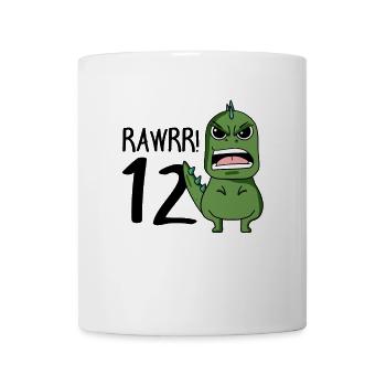 12. Geburtstag - 12 Jahre alt - Ich bin 12 - Tasse - Weiß - Vorne