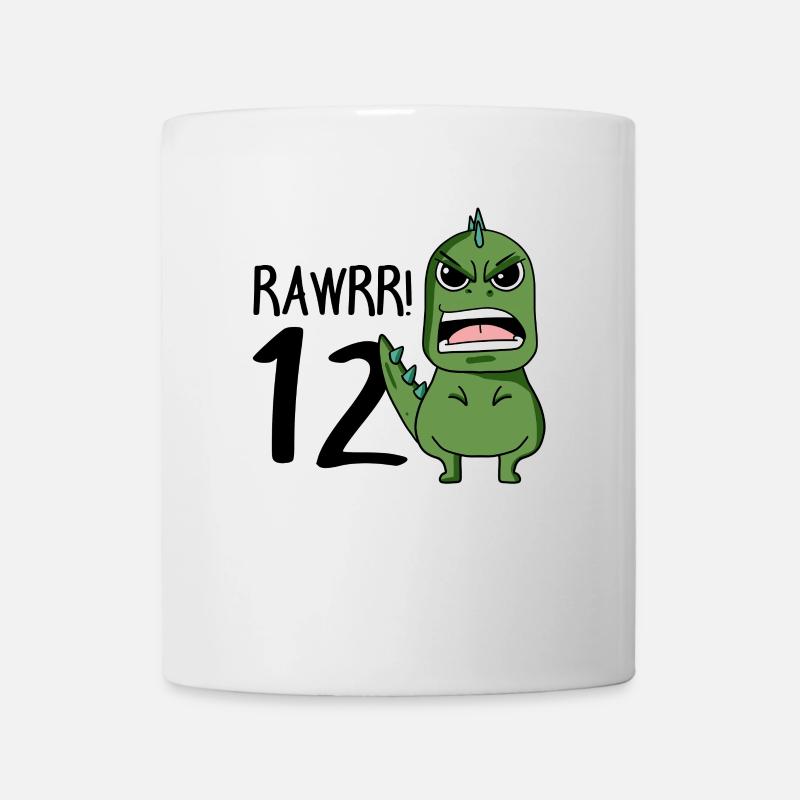 12e anniversaire - 12 ans - J’ai 12 ans - Mug blanc - blanc