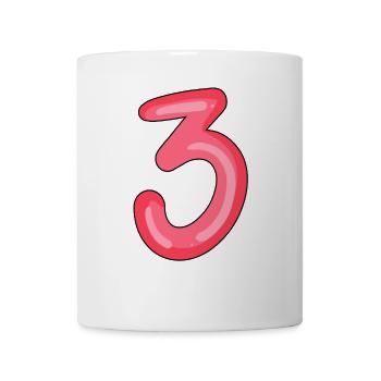 3 - Tasse - Weiß - Vorne
