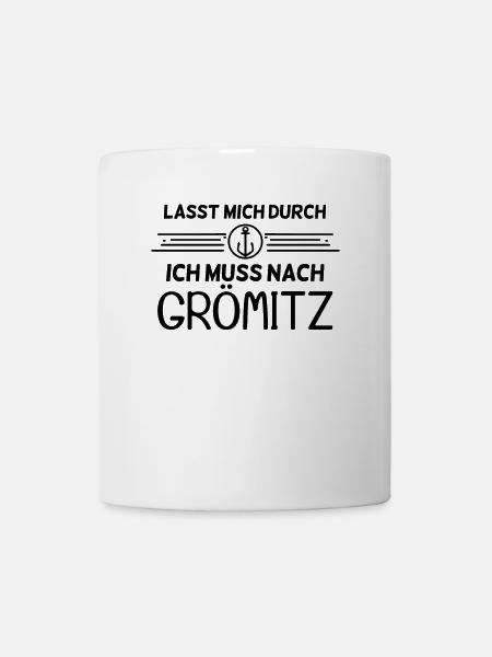 Grömitz Ostsee Spruch Geschenk - Tasse - Weiß