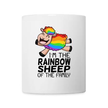 Arc-en-ciel mouton - LGBT mouton famille cadeau - Mug blanc - blanc - Devant