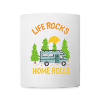 Wohnmobil Camping Camper - Tasse - Weiß - Vorne
