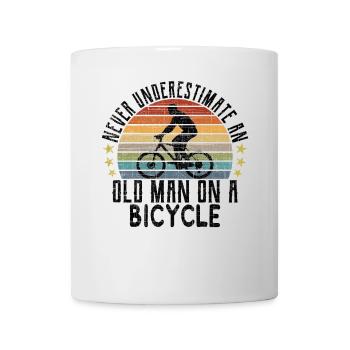 Fahrrad Rennrad Radsport Fahrradfahrer Geschenk - Tasse - Weiß - Vorne