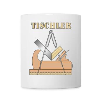 Tischler Zunftzeichen - Tasse - Weiß - Vorne
