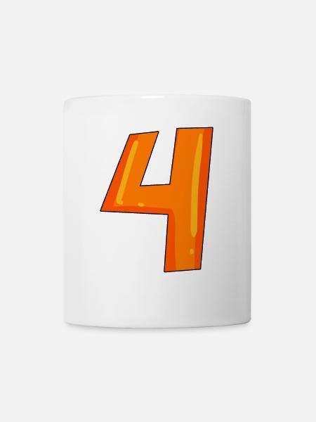 Quatre 4 - Mug blanc - blanc