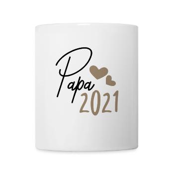 Papa 2021 - Tasse - Weiß - Vorne