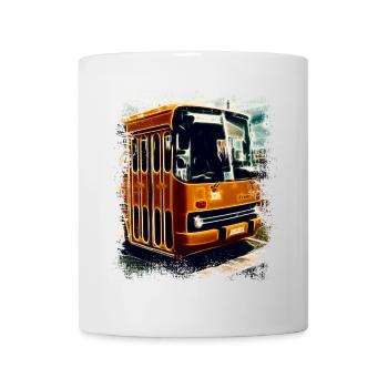 Vintage Ikarus Bus - Tasse - Weiß - Vorne