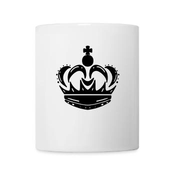 Couronne - Mug blanc - blanc - Devant