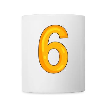 6 - Tasse - Weiß - Vorne