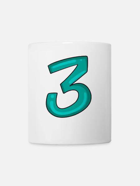 3 - Mug - white