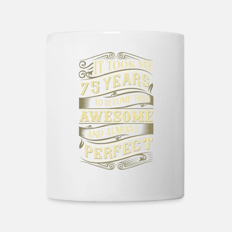 75. Geburtstag - Tasse - Weiß