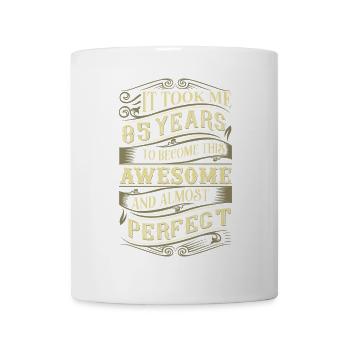 85. Geburtstag - Tasse - Weiß - Vorne