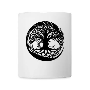 Tree of Life Circle Design - Mug - white - Front