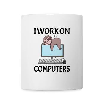 Computer Nerd Programmer Men Gift - Mug - white - Front