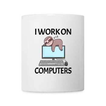 Computer Nerd Programmer Men Gift - Mug - white - Front