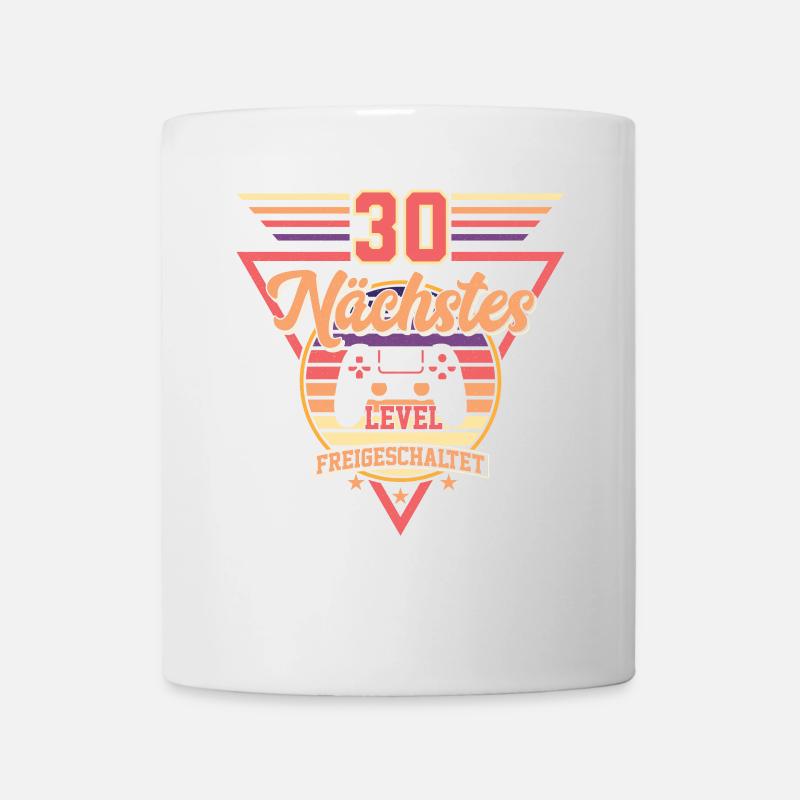 30. Geburtstag Level Freigeschaltet - Tasse - Weiß