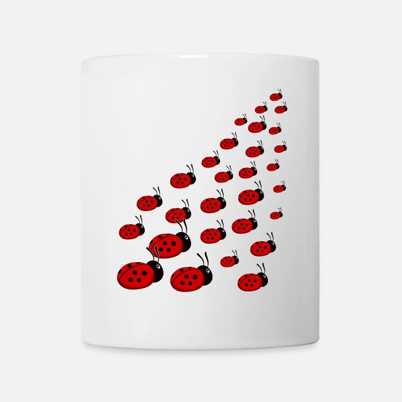 Coccinelle - Mug blanc - blanc