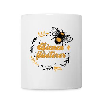 Imker Bienenflüsterer Geschenk Frühling - Tasse - Weiß - Vorne