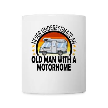Motorhome Camping Caravan Camper Gift - Mug - white - Front