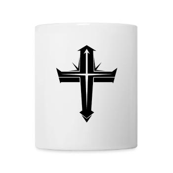 Christian Cross - Mug - white - Front