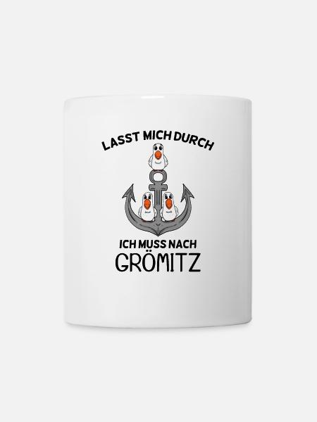 Grömitz Ostsee Spruch Geschenk - Tasse - Weiß