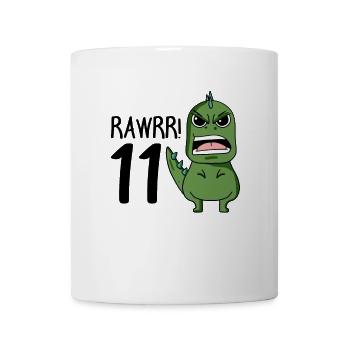 11e anniversaire - 11 ans - J’ai 11 ans - Mug blanc - blanc - Devant