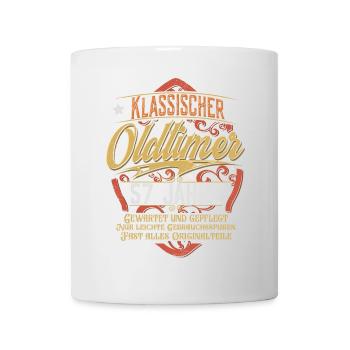 57. Geburtstag Oldtimer - Tasse - Weiß - Vorne